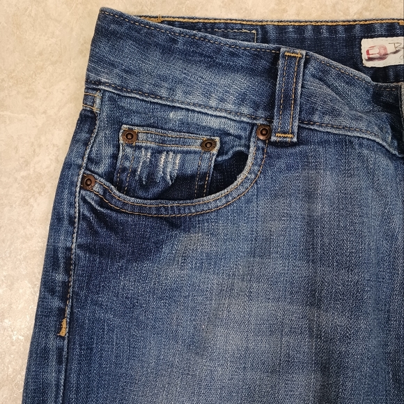 BKE Denim Culture Stretch Flare Leg Jeans Size 29x33.5 Casual Distressed - Picture 5 of 12